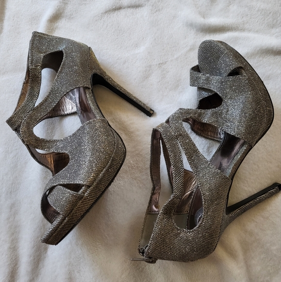Nina Heels Silver Glitter 10 - Picture 4 of 9